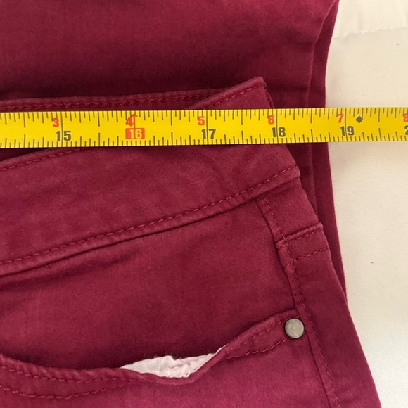 Croft & Barrow Women's Berry Red Straight Leg Pants, Size 18 - Picture 2 of 8